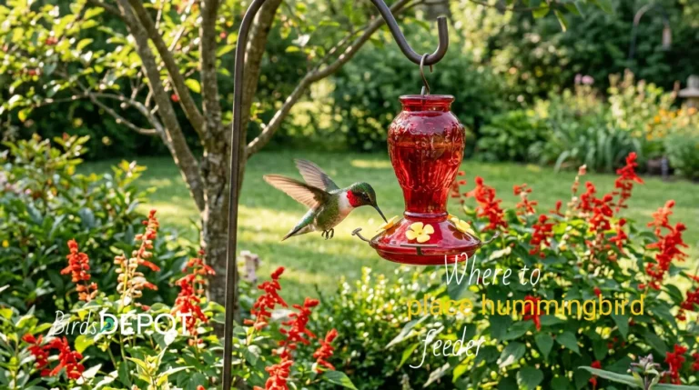 Where to Place a Hummingbird Feeder for Best Results