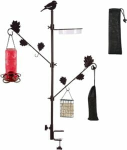 Urban Deco Deck Bird Feeder Pole