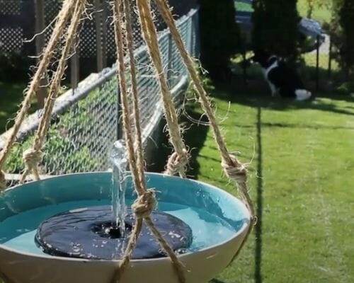 DIY hanging bath