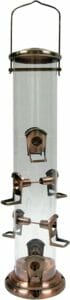 Woodlink Brushed Copper Mega Tube Bird Feeder