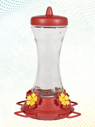 Perky-Pet 476 Glass 20-Ounce Hummingbird Feeder